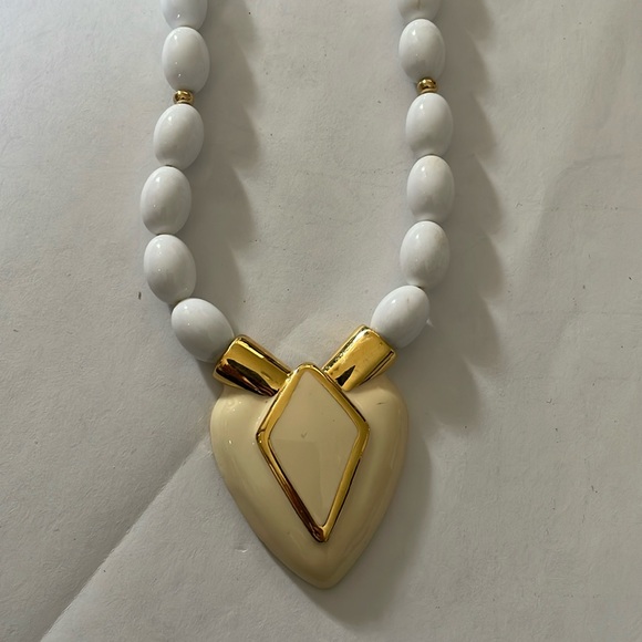 Vintage 1980s Napier Beaded Necklace - Picture 1 of 4